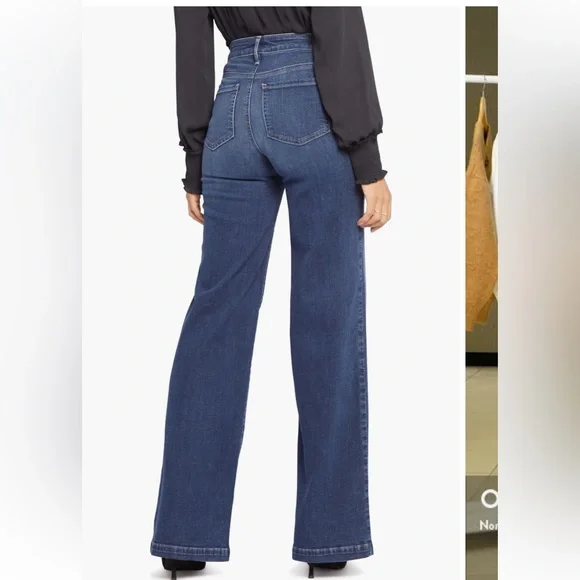Like new Teresa Wide Leg Jean by NYDJ - Picture 2 of 5